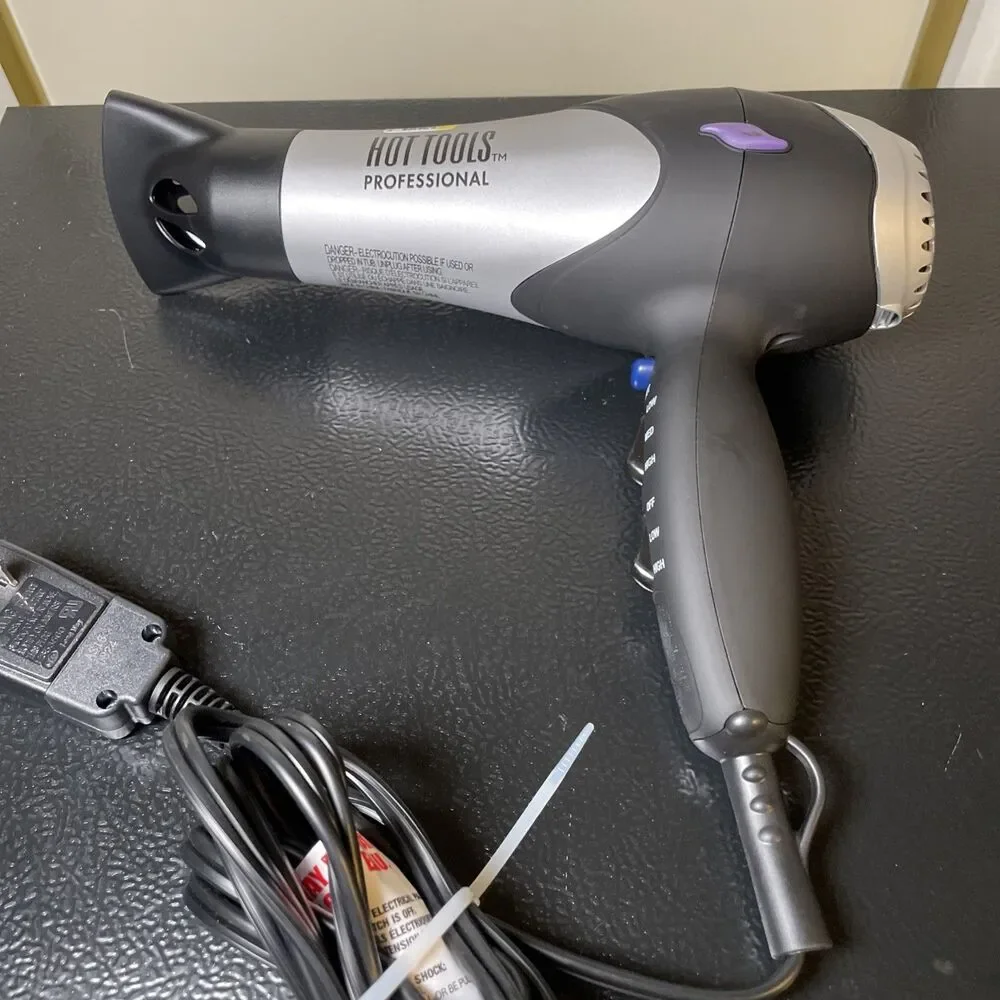 Hot Tools Pro Artist Turbo Styling Hair Dryer Lightweight Fast Drying